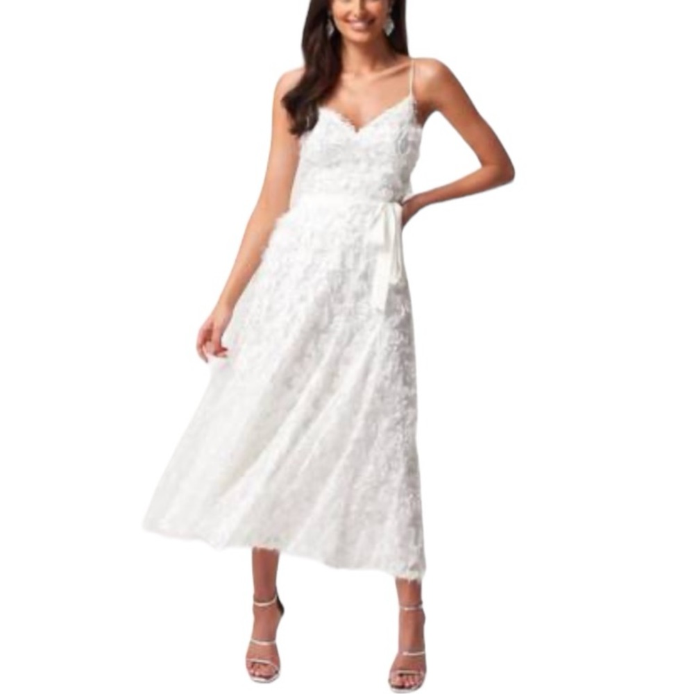Forever Unique x ModCloth A Taste for Texture Midi Dress | Size 2